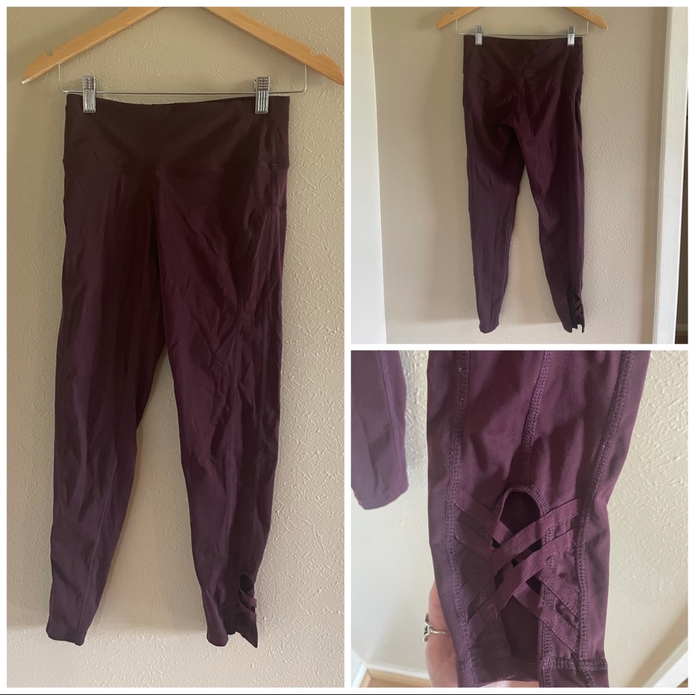 Mono B Small Maroon Leggings